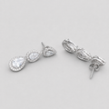 Celeste Heart Drop Earrings
