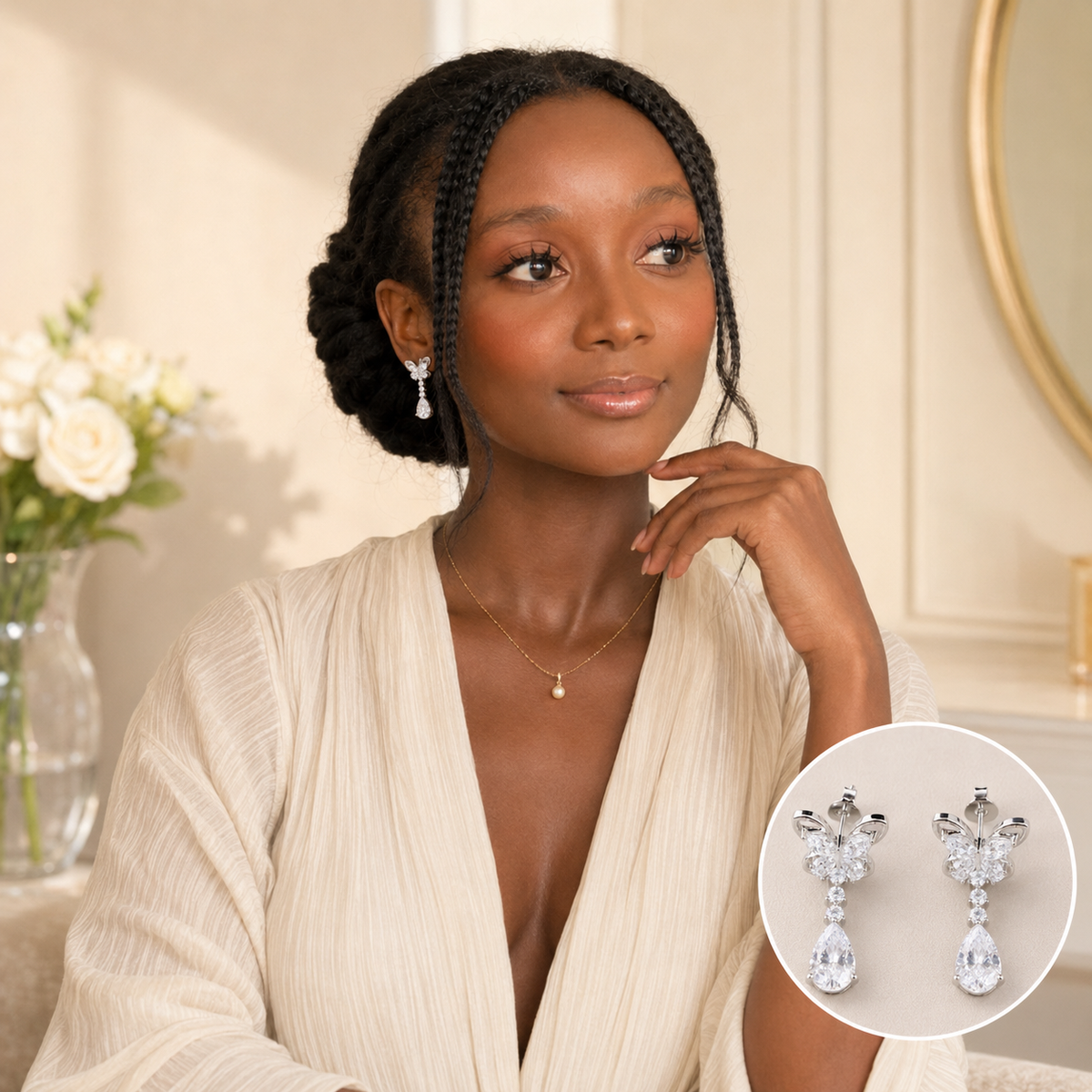 Papillon Drop Earrings