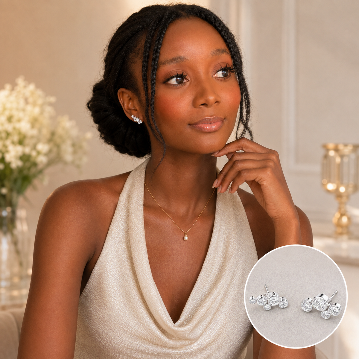 Gem Bubble Studs
