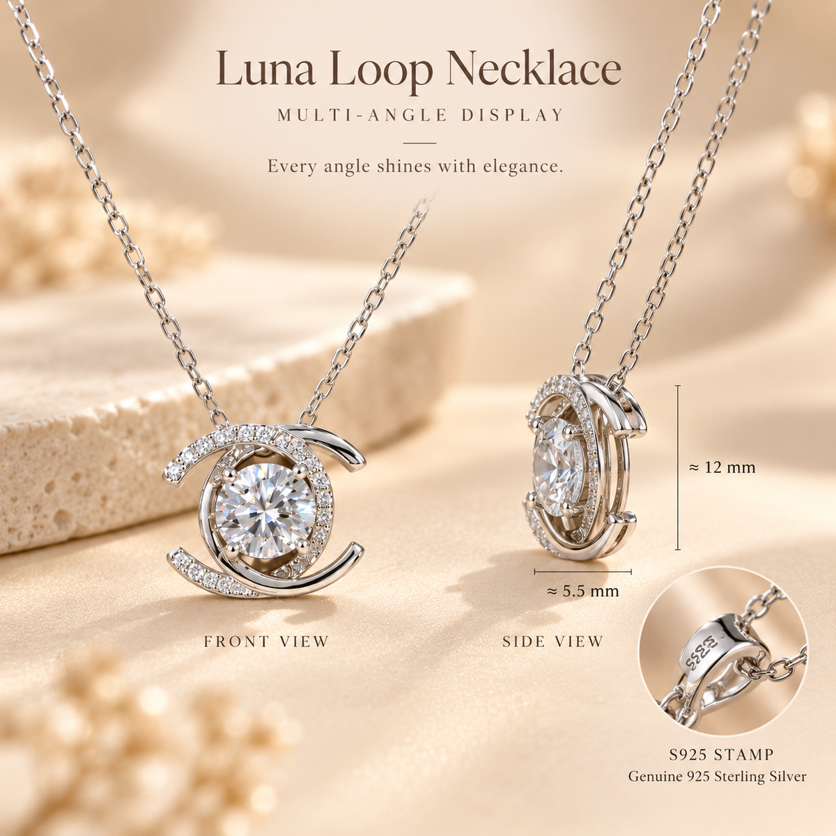 Luna Loop Necklace